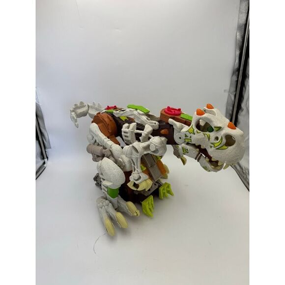 Fisher-Price Vintage Imaginext 30” Lights & Sounds Ultra T-Rex Dinosaur Playset - Picture 1 of 12